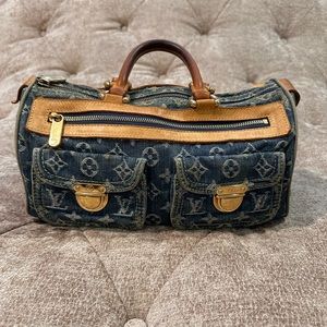 Louis Vuitton Speedy Denim Purse